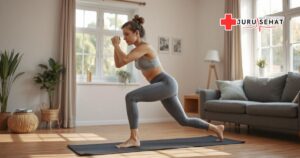 Latihan HIIT sederhana tanpa alat di rumah